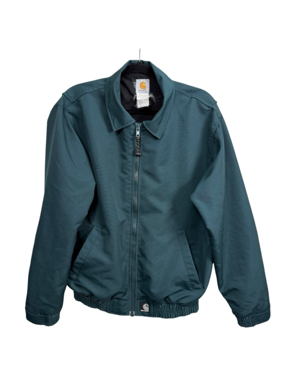 Carhartt Y2K Green Zip Jacket Womens Large Workwear Utility Streetwear